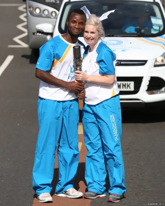 Daniel Odoom with Kirsty Partridge