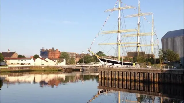 Riverside and Tall Ship