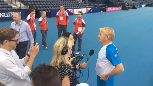 Gordon Strachan with Mishal Husain