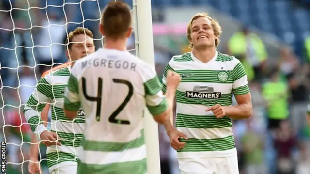 Celtic were 4-0 winners at Murrayfield