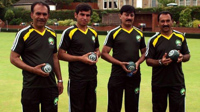 The Pakistan Lawn Bowls team