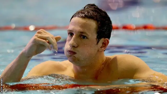 Scottish swimmer Micheal Jamieson