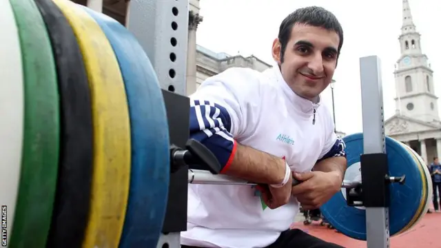 English powerlifter Ali Jawad