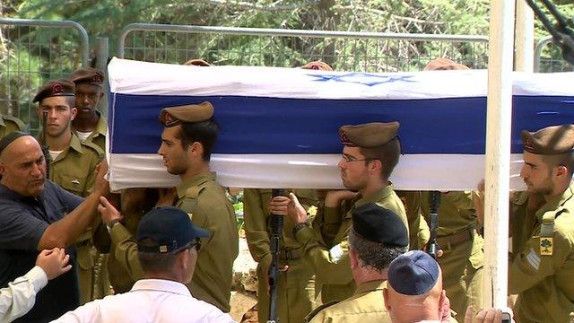 Israeli soldier funeral