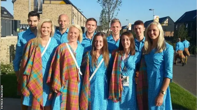 Team Scotland badminton squad