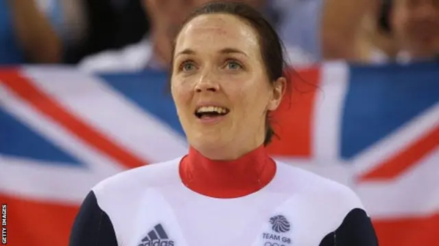 Former English cyclist Victoria Pendleton