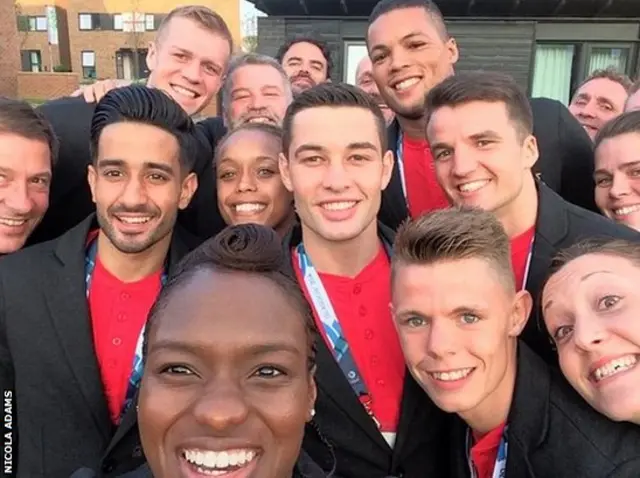 England's boxing team