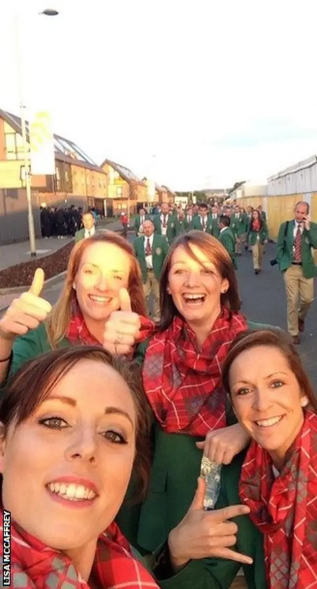 Northern Ireland's netball players