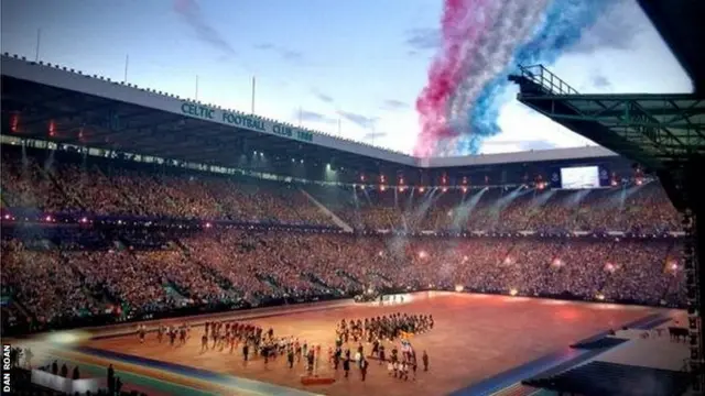 Celtic Park opening ceremony