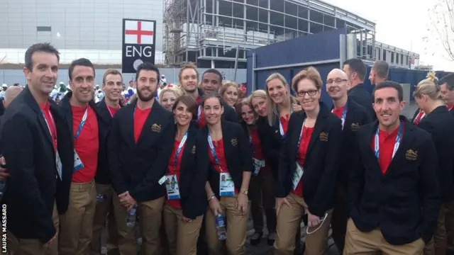 England's squash team