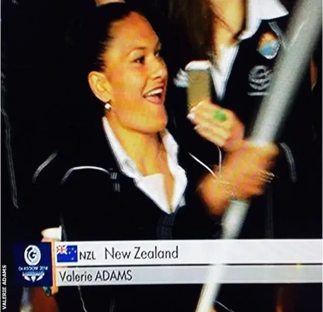 Valerie Adams of New Zealand