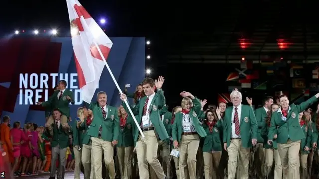 Northern Ireland arrive