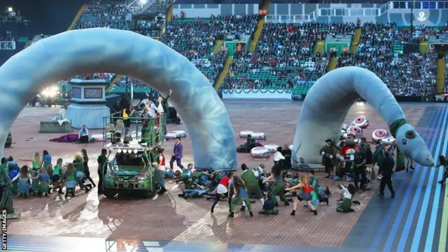 Loch Ness at Commonwealth Games opening ceremony