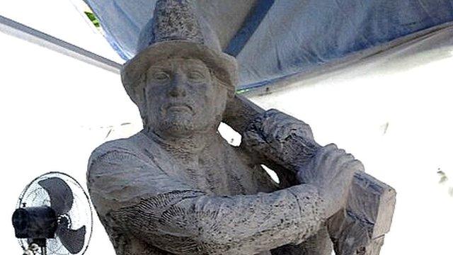 Ongky Wijana statue in Bali