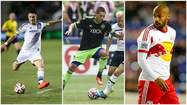 Robbie Keane, Clint Dempsey, Thierry Henry