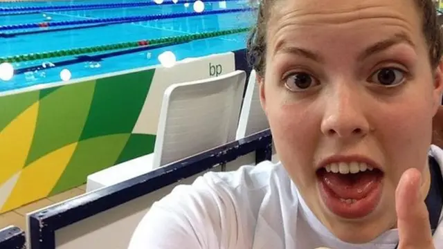 Backstroke swimmer Lauren Quigley