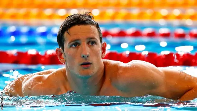 200m breaststroke silver medallist Michael Jamieson: