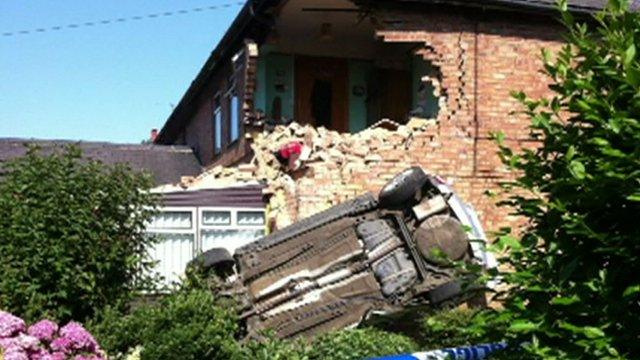 The car in the garden