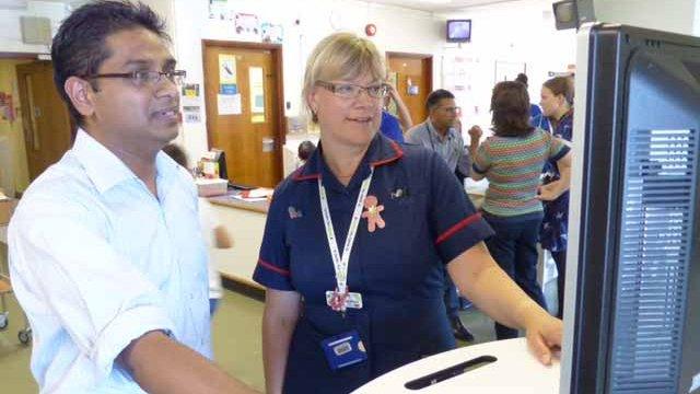 Basildon Hospital staff