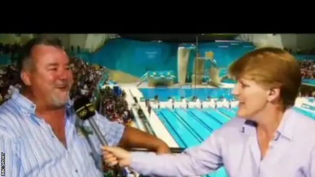 Bert Le Clos and Claire Balding