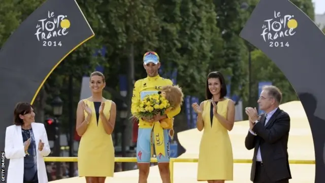 Tour de France winner Vincenzo Nibali