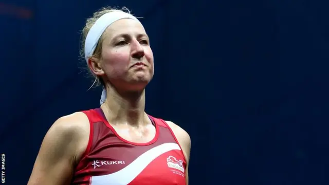 England squash player Alison Waters