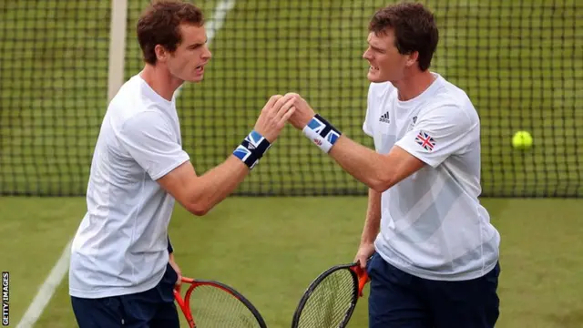 Andy Murray and Jamie Murray