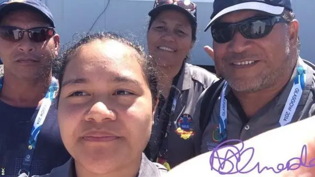 Niue Island shooting team