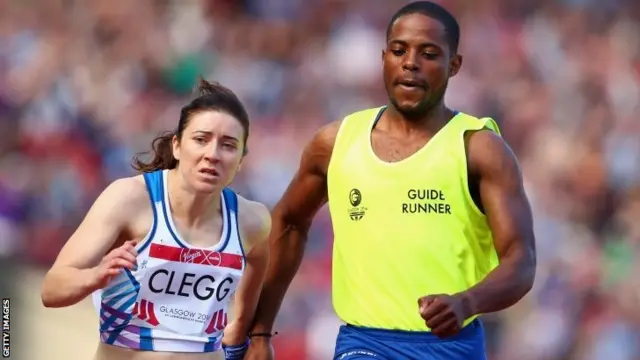 Libby Clegg and Mikhail Huggins