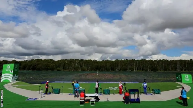 A general view of the Barry Buddon Shooting Centre in Carnoustie