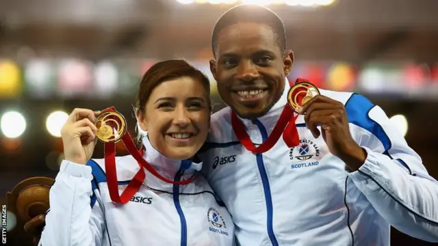 Libby Clegg and Mikail Huggins