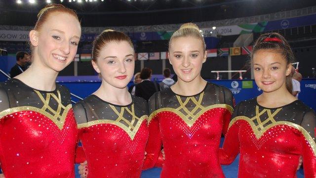 Grace Harrison, Tara Donnelly, Nicole Burns and Kaitlin Kneen