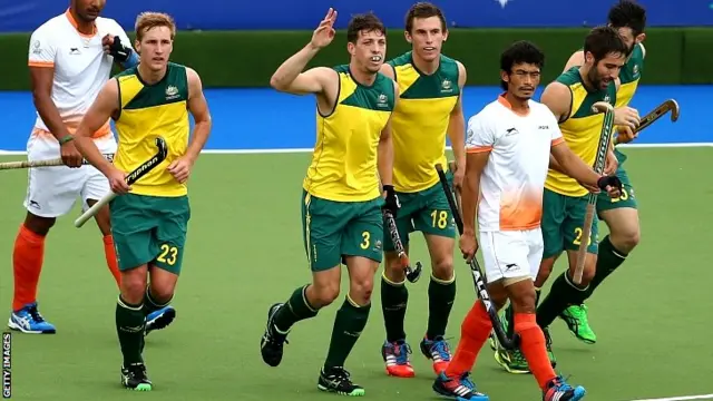 Australia celebrate