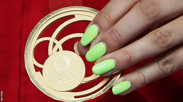 Georgia Davies' gold medal