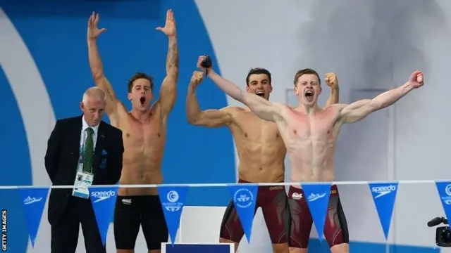 England celebrate gold