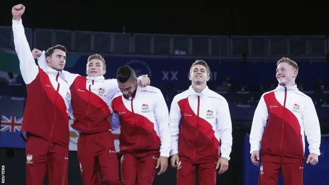 England men's gymnastics team