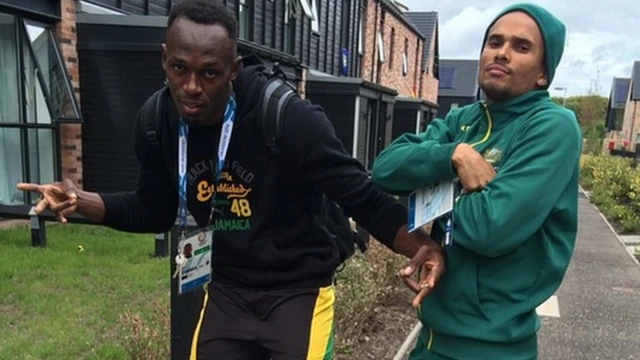 Usain Bolt and John Steffensen