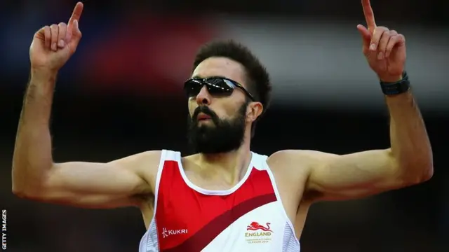 England 400m runner Martyn Rooney