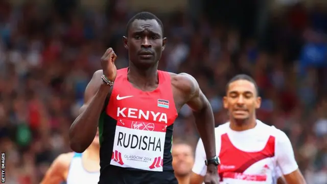 Kenya 800m runner David Rudisha