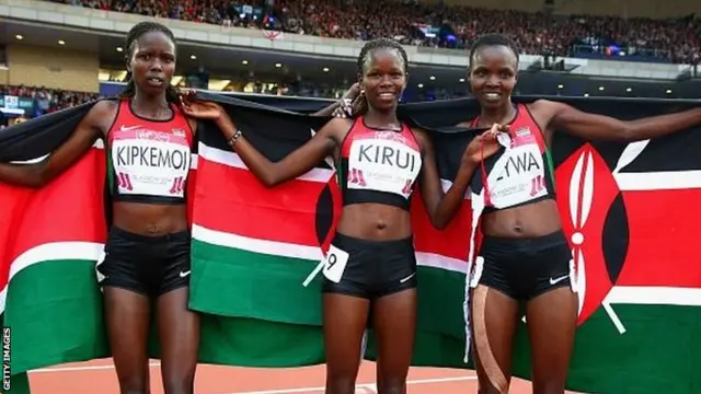 Kenya's medallists