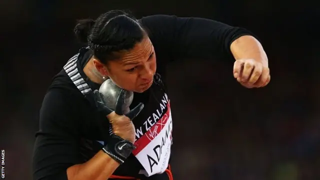 Valerie Adams of New Zealand