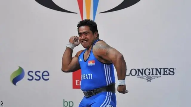 David Katoatau wins Kiribati's first ever gold