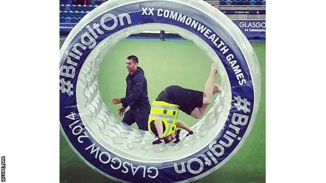 Police in hamster wheels