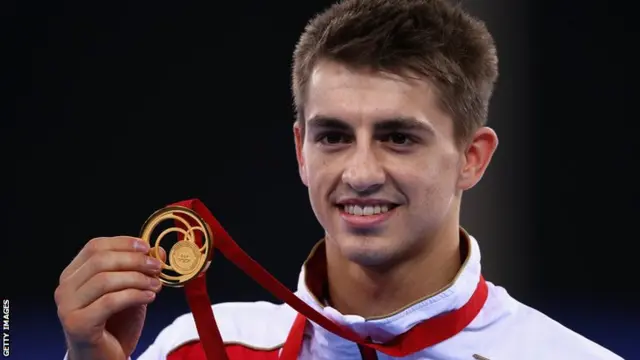 England gymnast Max Whitlock