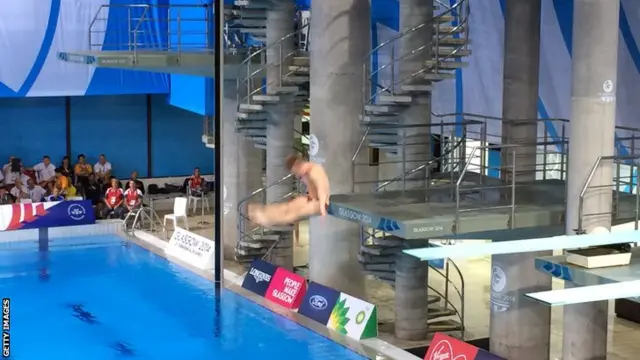 England's Jack Laugher dives