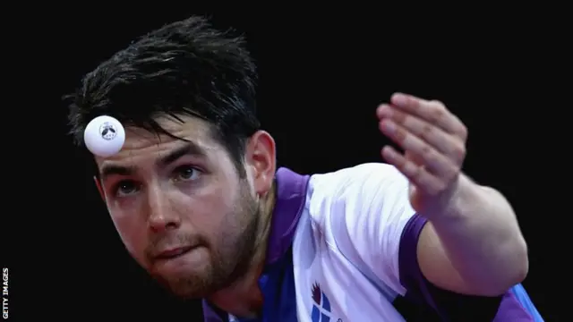 Scotland table tennis star Craig Howieson