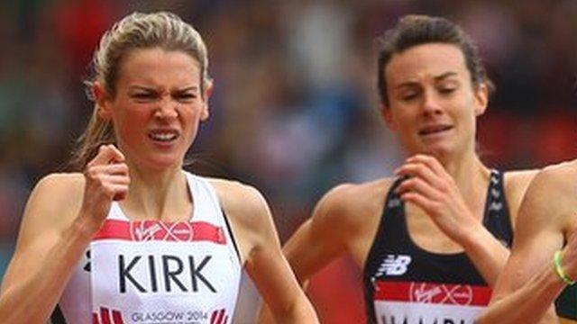 Katie Kirk produced an impressive display at Hampden Park