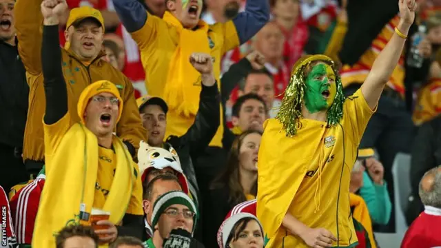 Wallabies fans