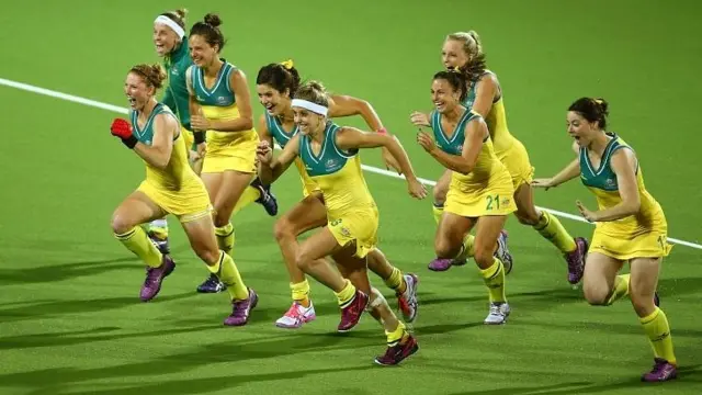 Australia celebrate