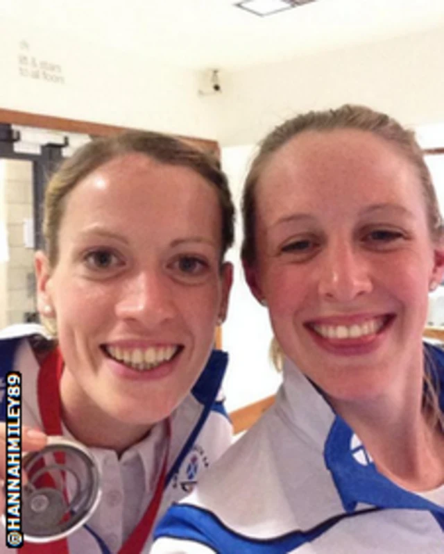 Hannah Miley and Eilidh Child